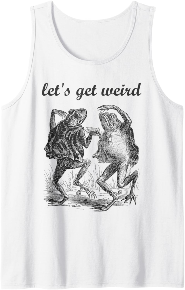 Let's Get Weird Dancing Frogs Fairy Tale Strange Dream Tank ... - Image 2